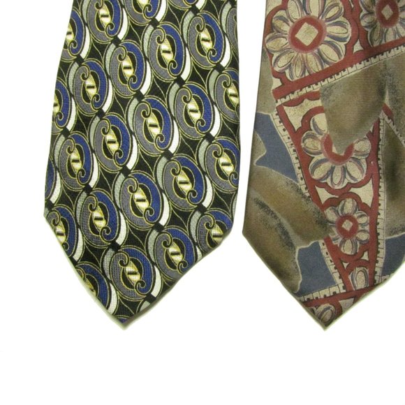 Bundle 2 Men's Silk Ties Pavia JSAEO - Picture 1 of 3